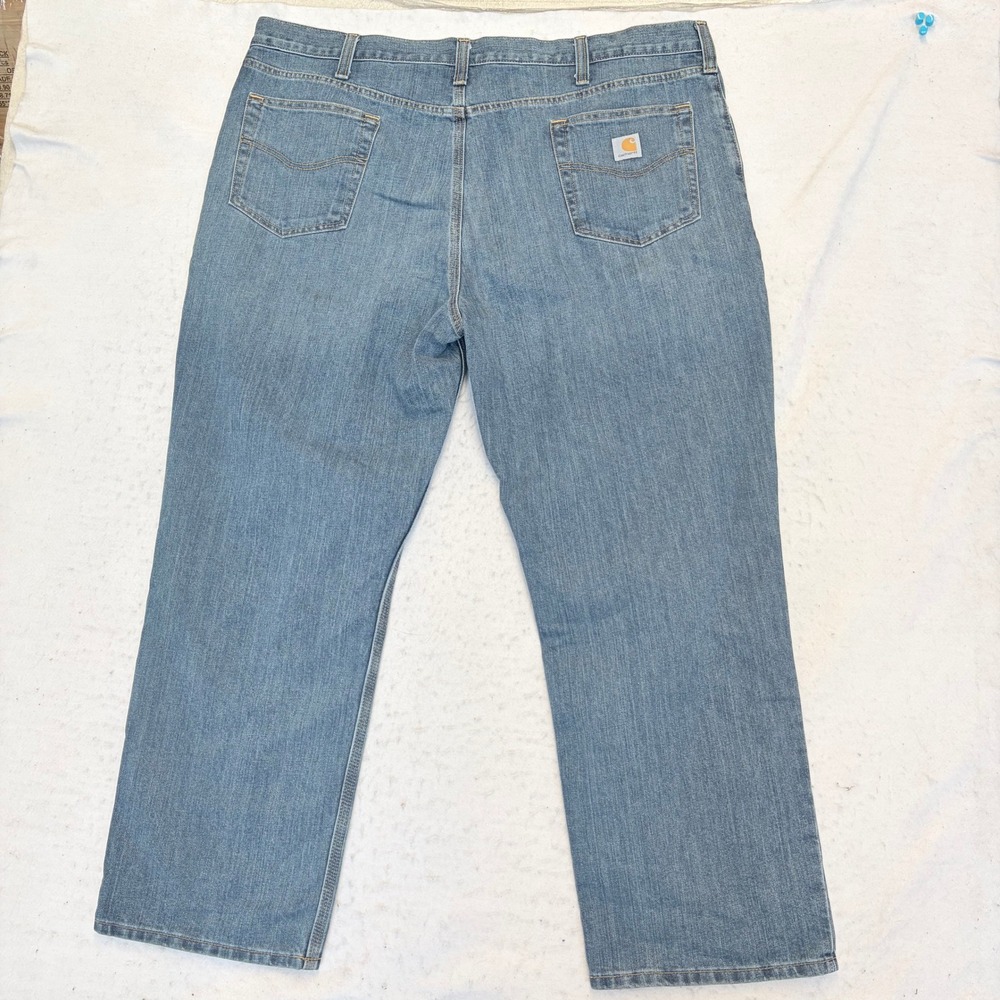 Carhartt Relaxed Fit Jeans Mens 44x30 Blue Denim 101483-980 Workwear